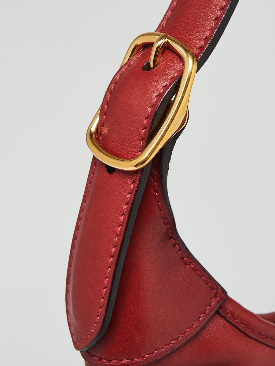 Hermes 31cm Rouge H Swift Leather Trim II Bag | Yoogi's Closet