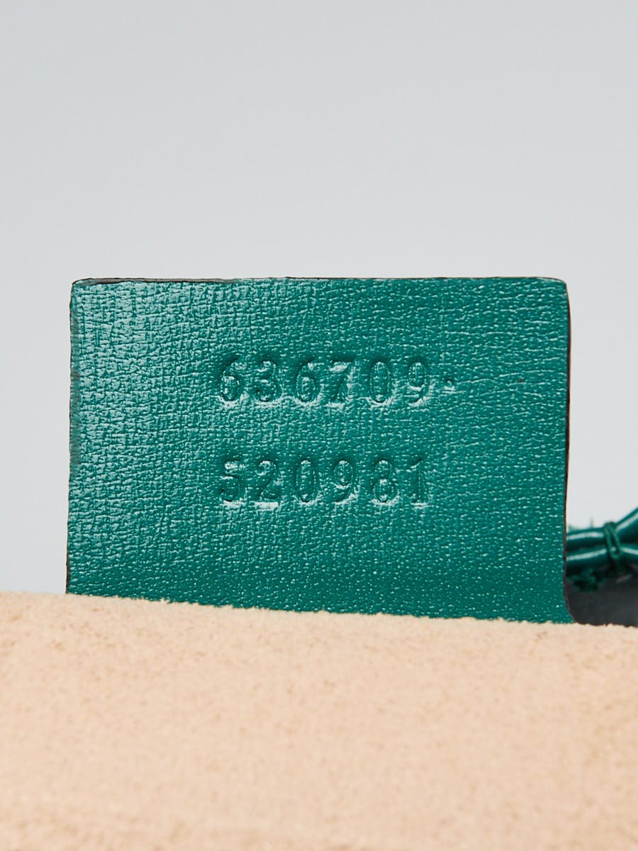 Gucci Green Smooth Leather Jackie 1961 Small Shoulder Bag