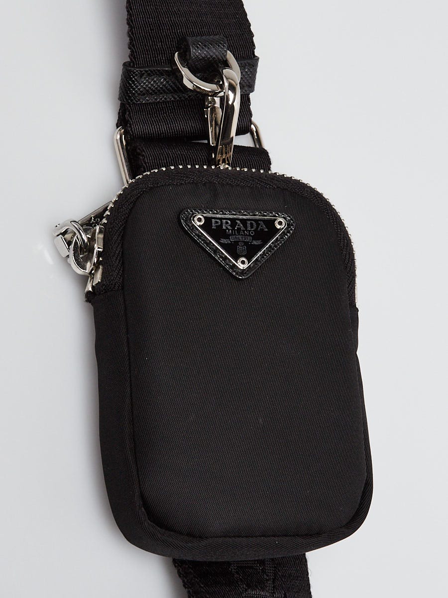 Prada Black Tessuto Nylon 2005 Re-Edition Shoulder Bag 1BH204