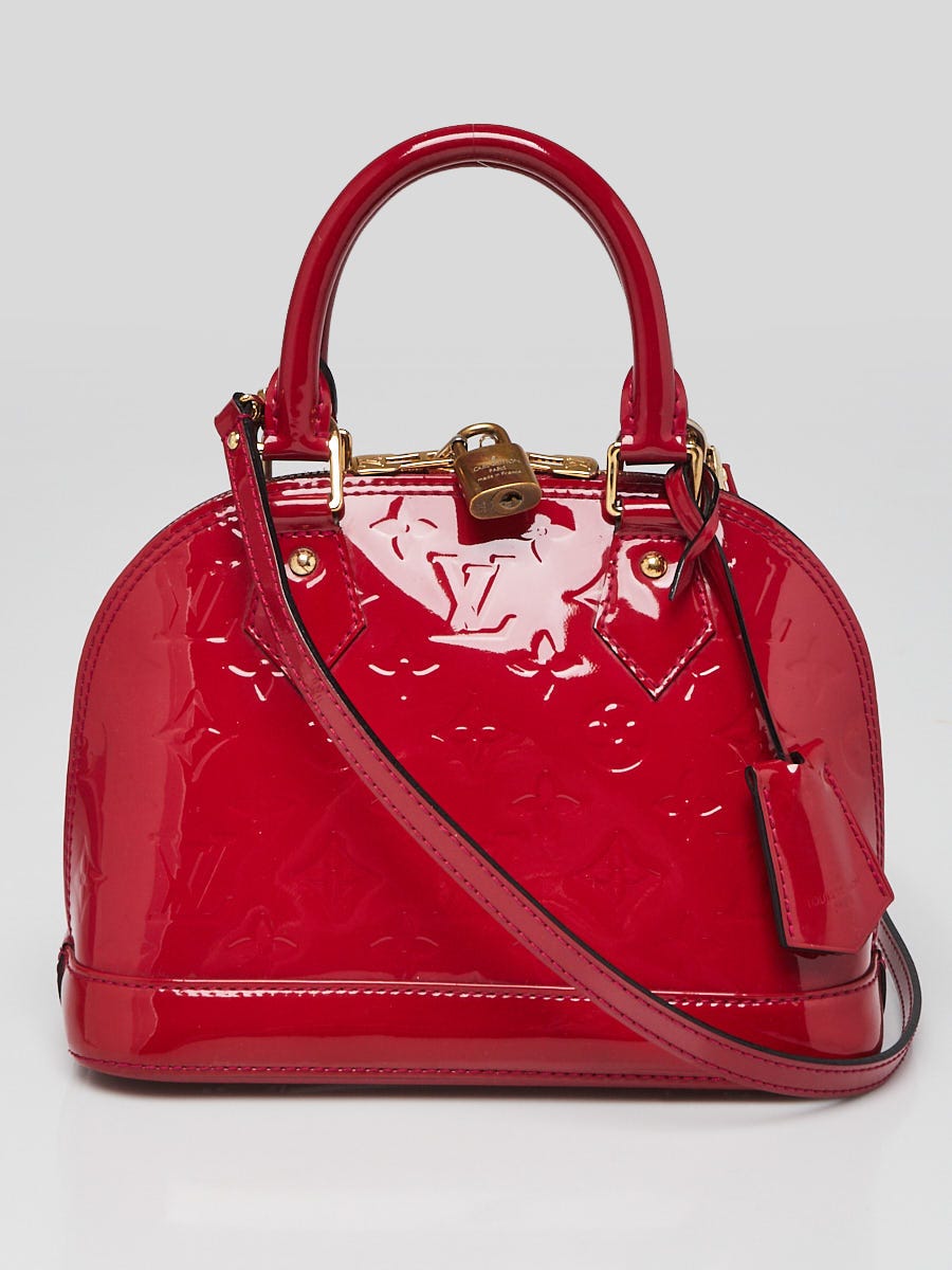 Louis Vuitton Rose Indian Monogram Vernis Alma BB Bag