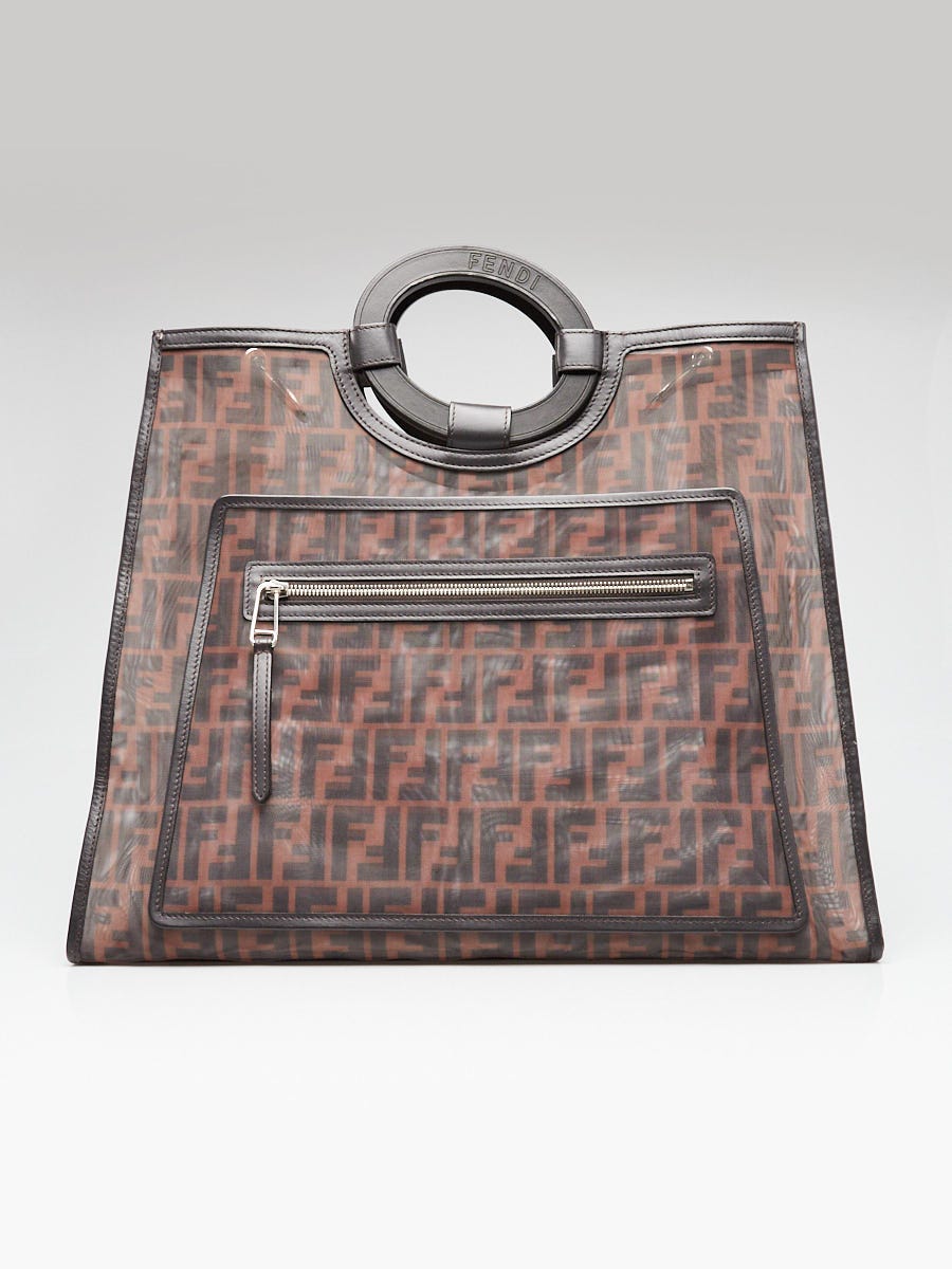 FENDI BIGサイズトートバッグ ブラウン Roll Large Fabric Brown | Fendi