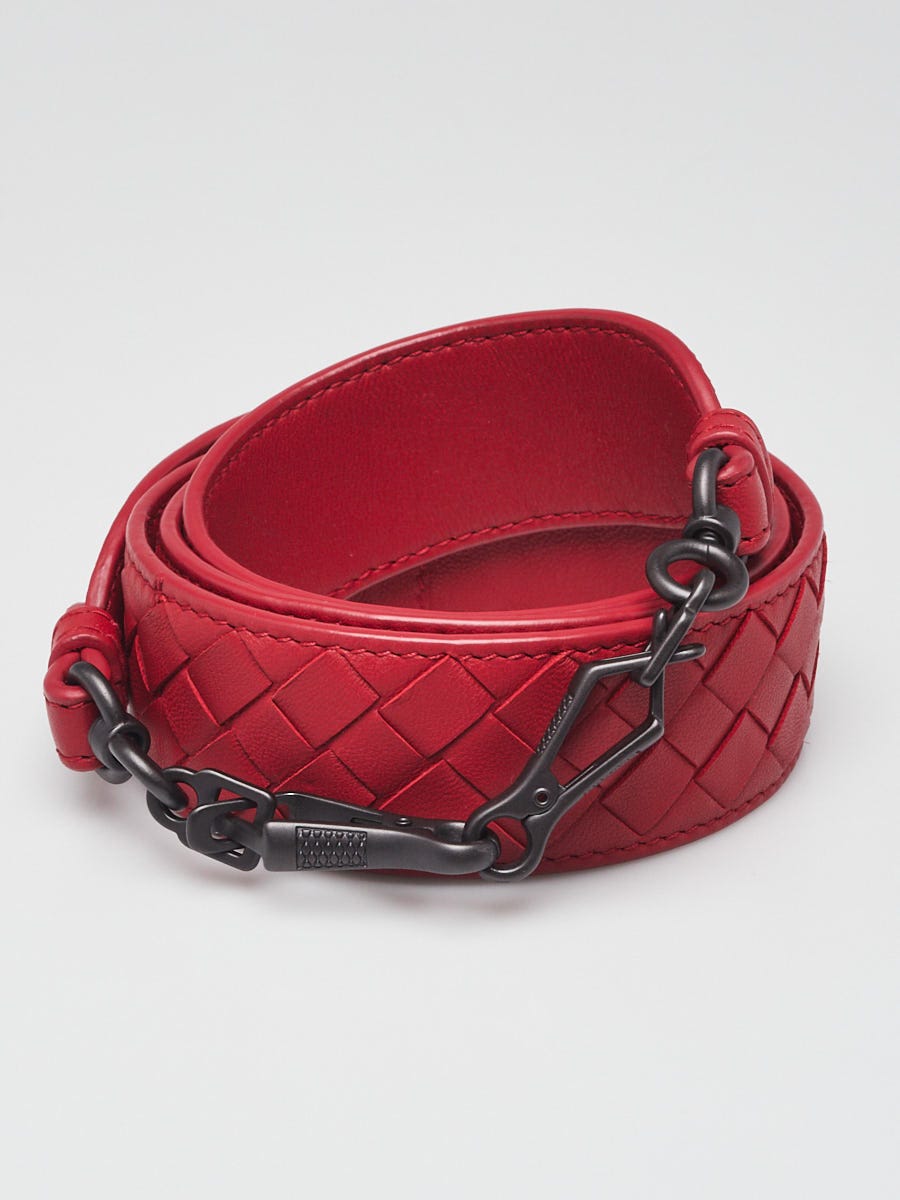 口コミ サイト 商品 Red Veneta Bottega Intrecciato Strap Bag Leather Woven スマホアクセサリー