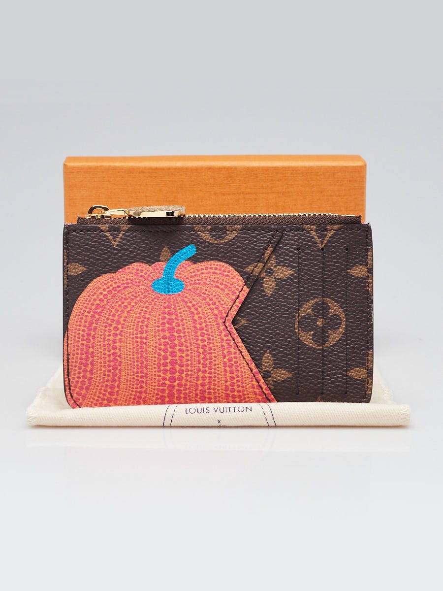 Louis Vuitton x YK Monogram Canvas Pumpkin Romy Coin Card Holder
