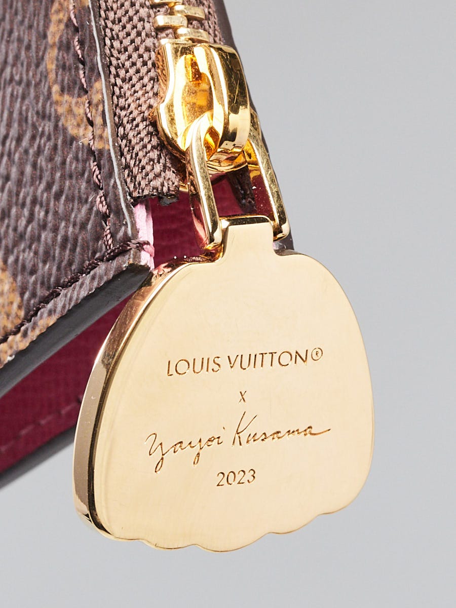 Louis Vuitton x YK Monogram Canvas Pumpkin Romy Coin Card Holder