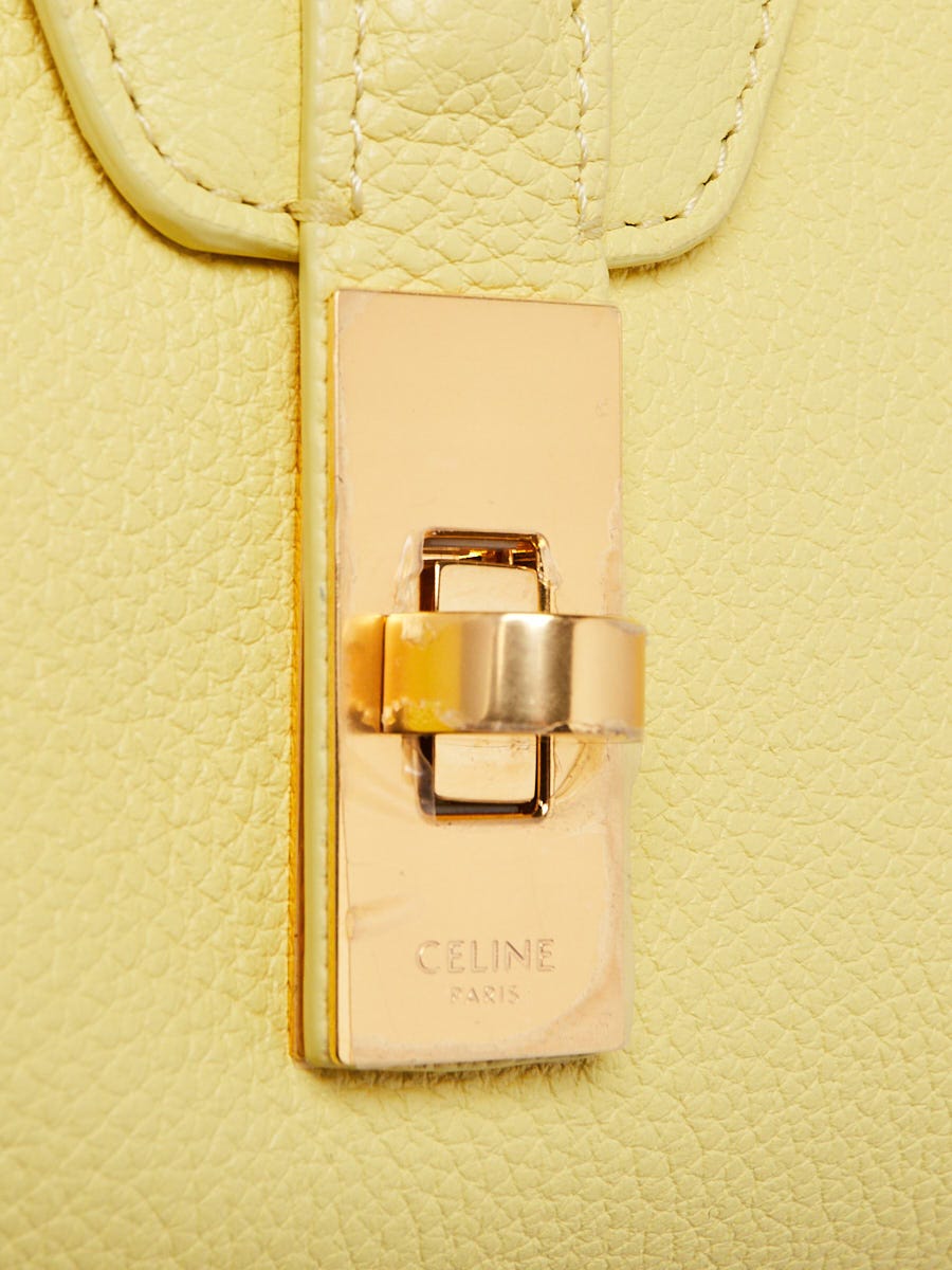 Celine Acacia Grained Calfskin Leather Teen Soft 16 Shoulder Bag