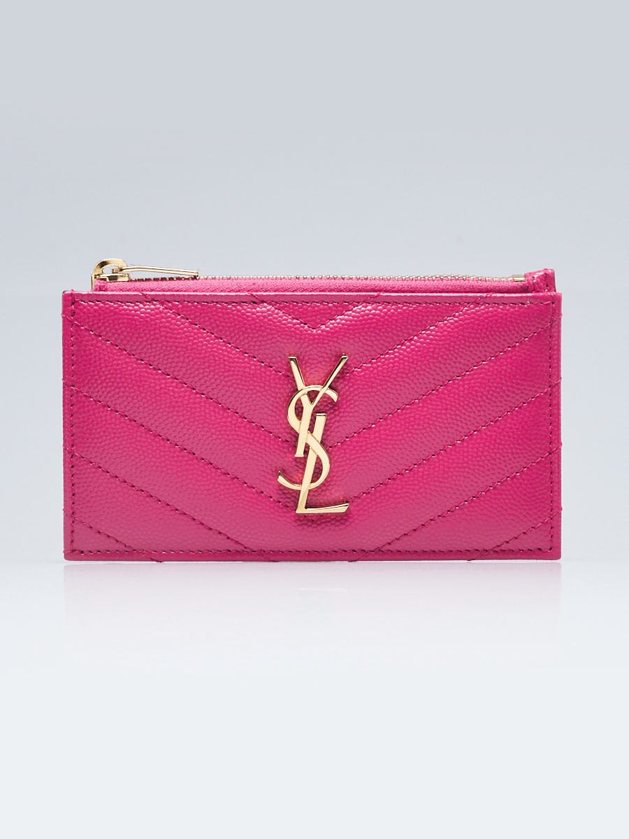 Yves Saint Laurent フリンジバッグ ピンク
