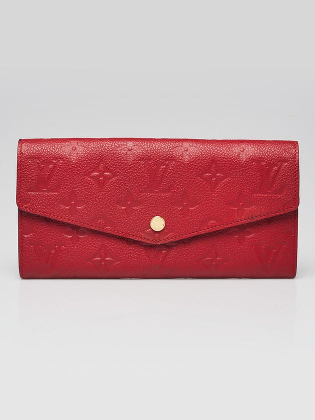 Louis Vuitton Cerise Monogram Empreinte Leather Curieuse Wallet