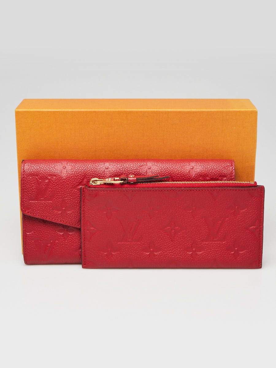 Louis Vuitton Cerise Monogram Empreinte Leather Curieuse Wallet