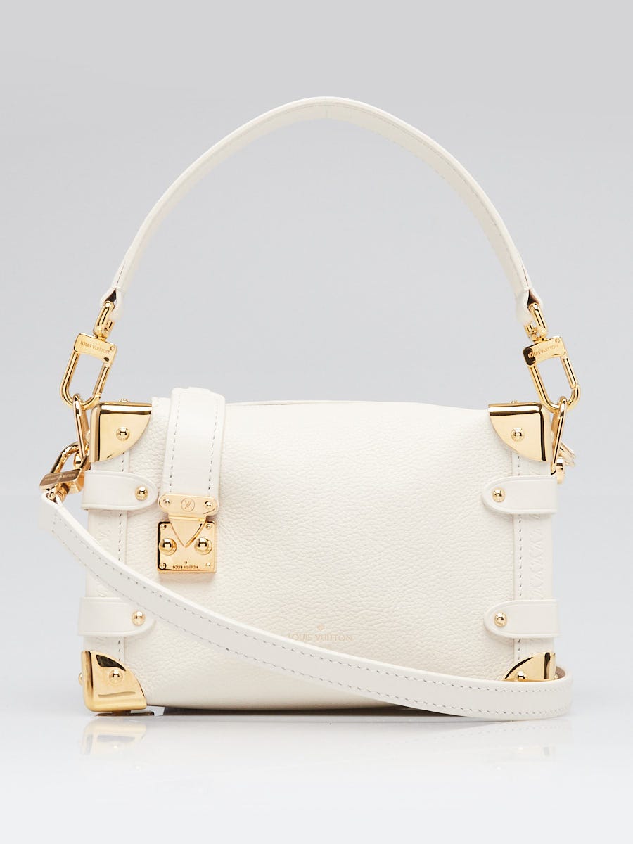 Louis Vuitton Chalk Calfskin Leather Side Trunk PM Bag | Yoogi's