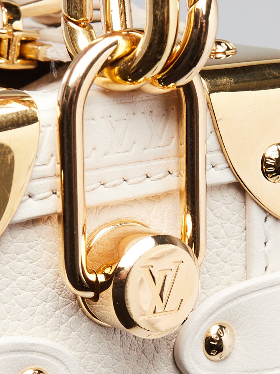 Louis Vuitton Chalk Calfskin Leather Side Trunk PM Bag | Yoogi's