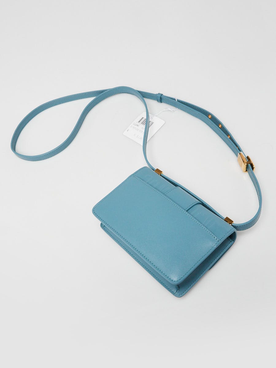 ヴィンテージ】Rank:A☆Dior BLUE MONTAIGNE MICRO BAG 964425 ヴィンテージ】Rank:A☆Dior BLUE MONTAIGNE MICRO BAG 964425