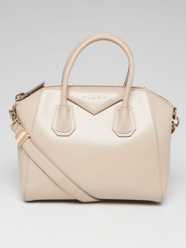 Givenchy Beige Smooth Leather Small Antigona Bag