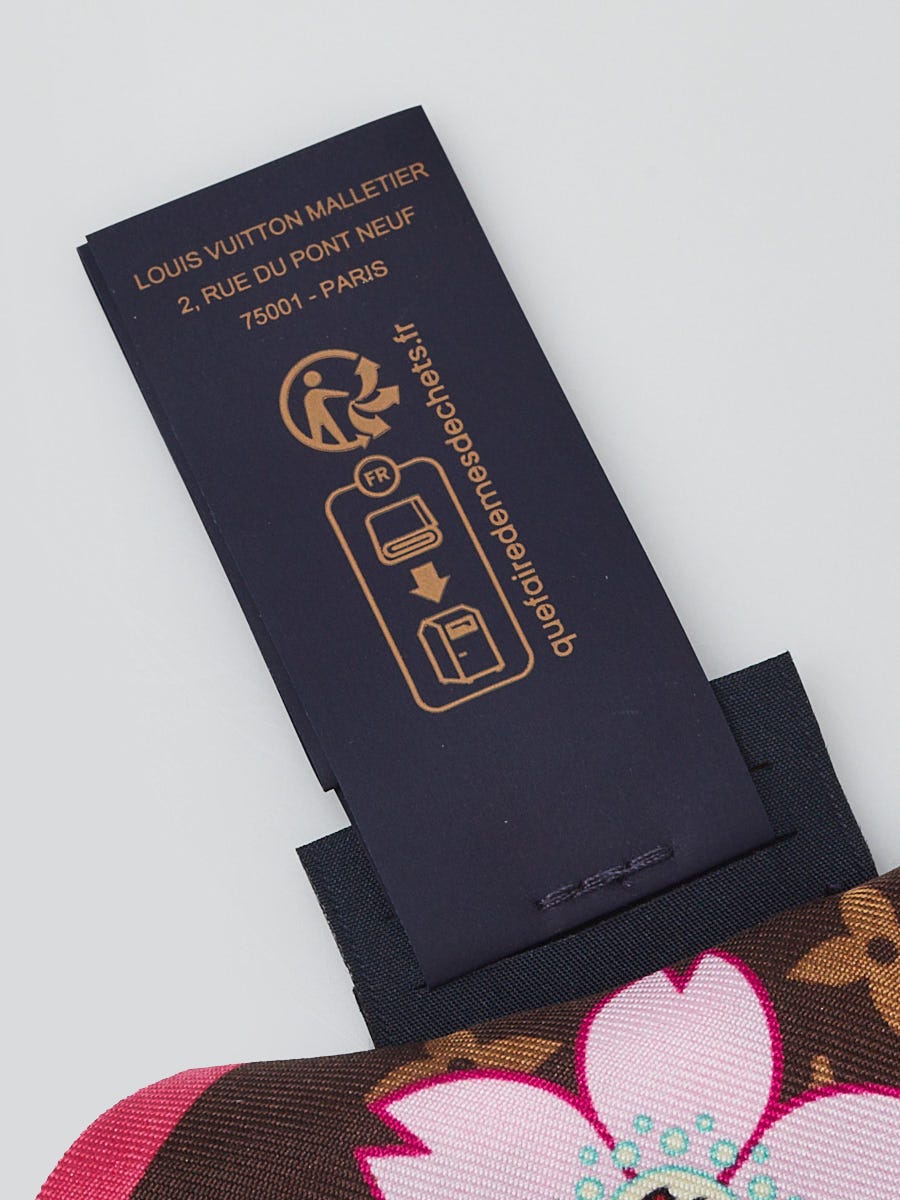 Louis Vuitton x TM Monogram Silk Cherry Blossom BB Bandeau