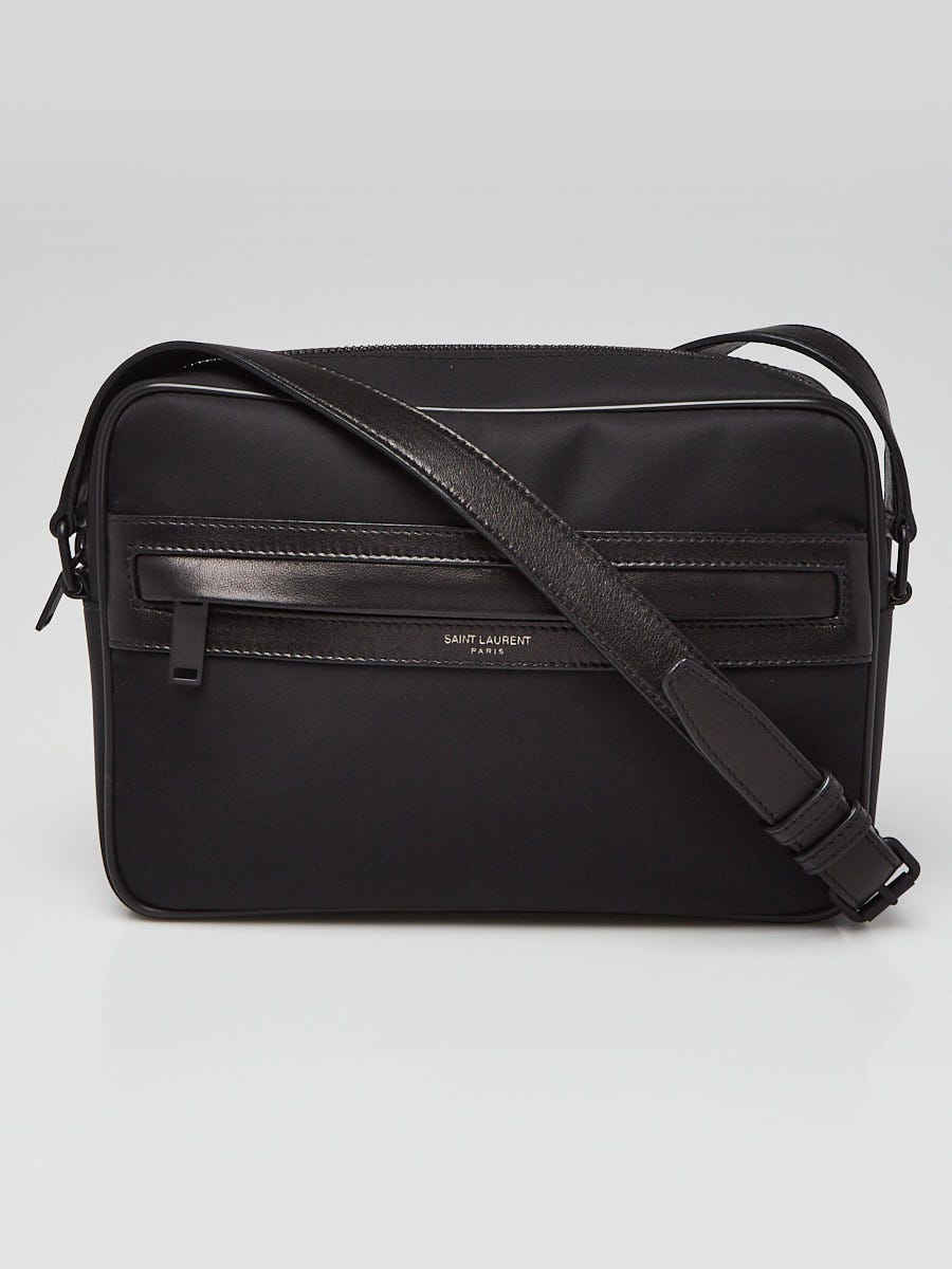 Yves Saint Laurent Black Nylon/Leather Small Camp Camera