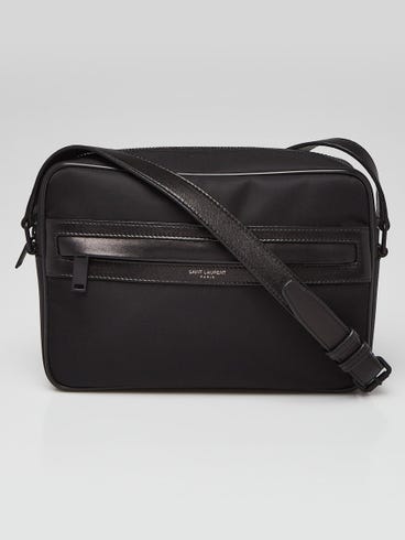 Yves Saint Laurent Black Nylon/Leather Small Camp Camera Crossbody Bag