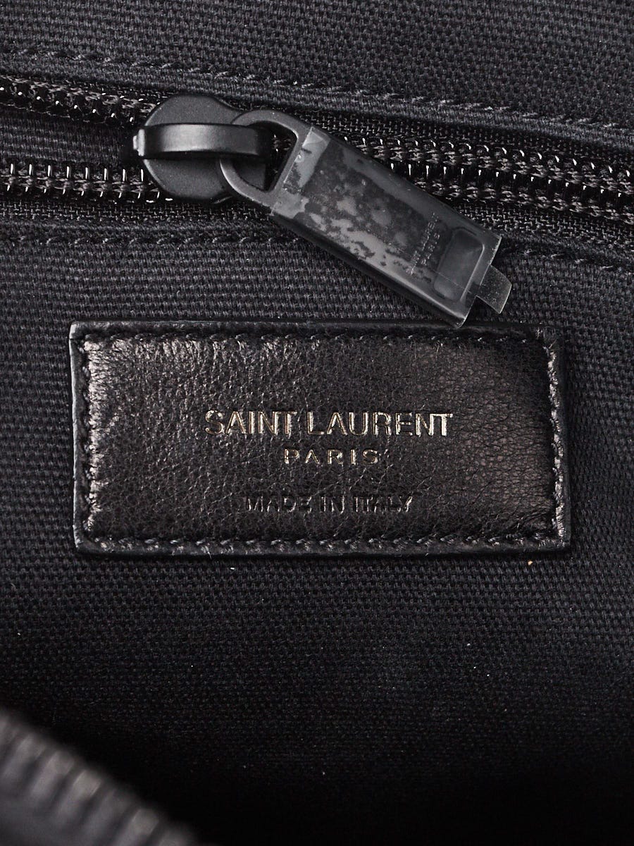 Yves Saint Laurent Black Nylon/Leather Small Camp Camera Crossbody