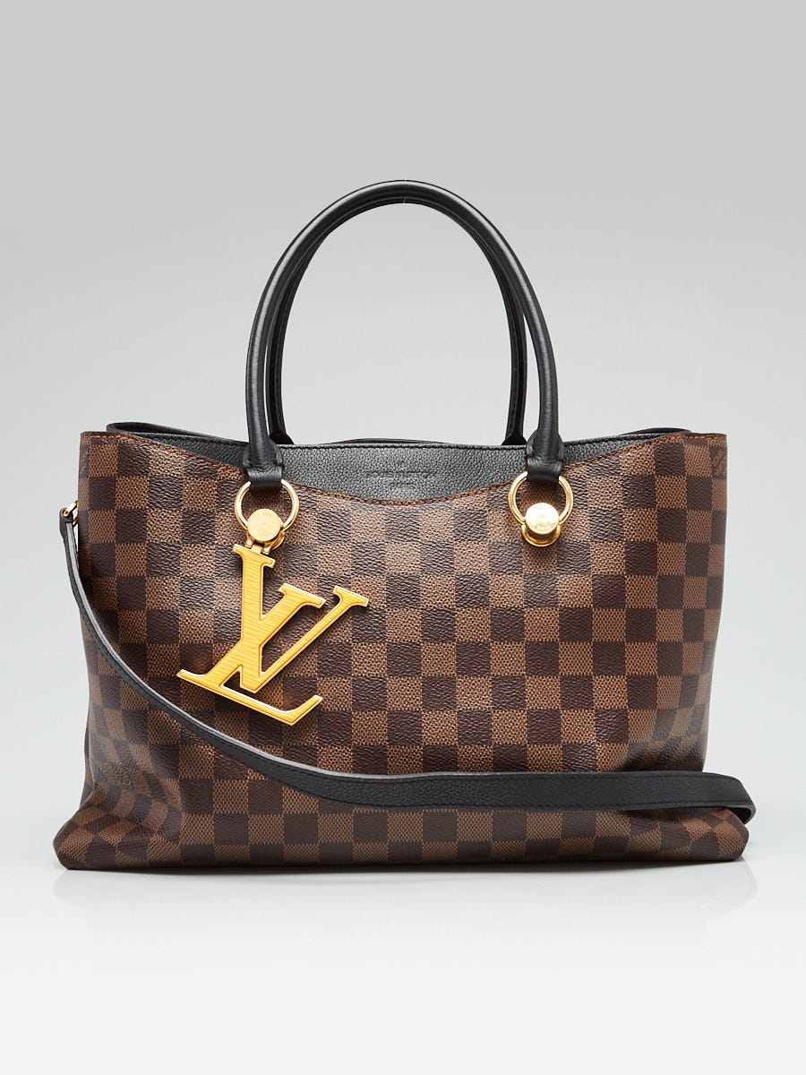 Louis Vuitton Black Damier Canvas Riverside Tote Bag