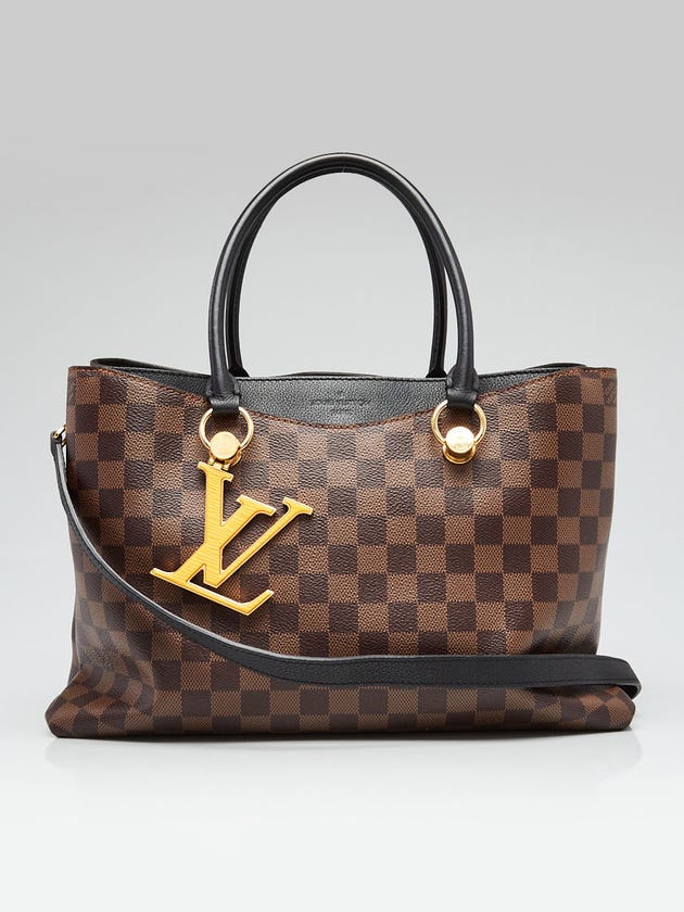 Louis Vuitton Black Damier Canvas Riverside Tote Bag