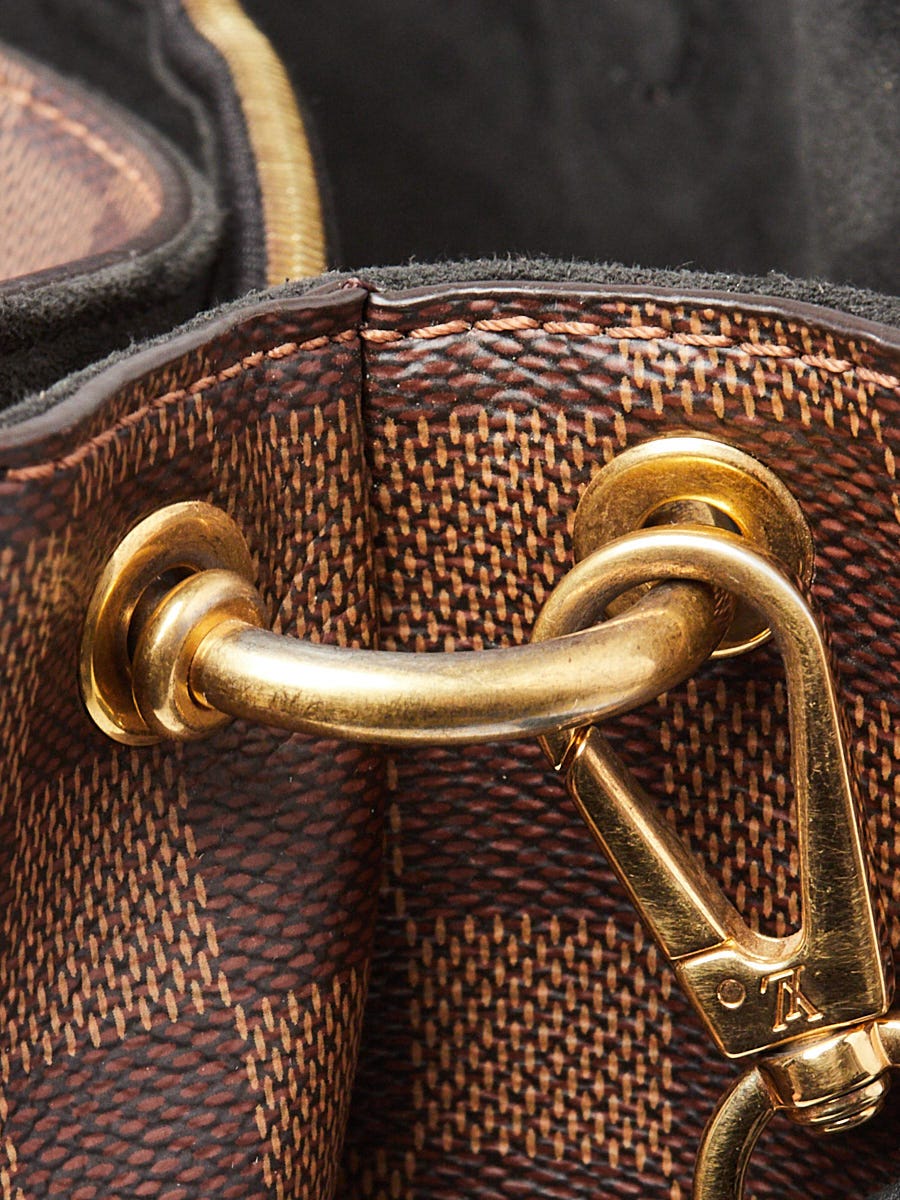 LOUISVUITTON　ハイヒール　カデナ　ゴールド　バーガンディ23.5cm Louis Vuitton Black Damier Canvas Riverside Tote Bag | Yoogi's Closet