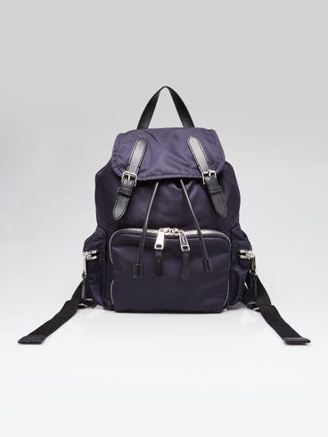burberry the medium backpack in nylon and leather Large Rucksack Technical Topstitched Leather, Green Burberry rucksack Burberry Medium Rucksack in Technical