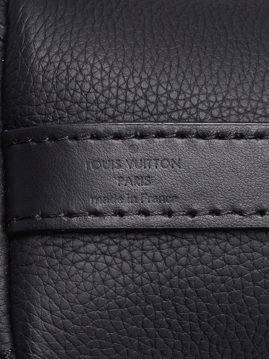 Louis Vuitton Black Aerogram Leather Takeoff Briefcase Bag