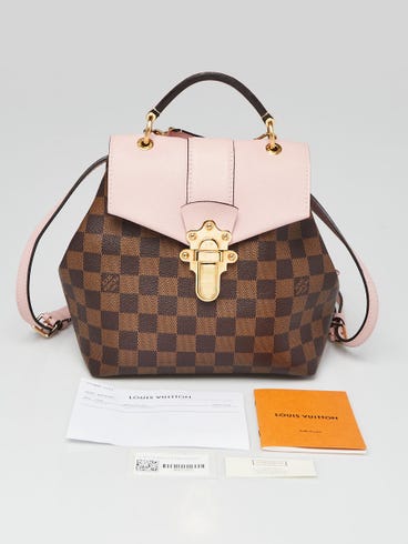 louis vuitton backpack clapton damier ebene with accessories brown pink Pre Loved House trunks adds a heritage touch Louis Vuitton Damier Ebene Clapton