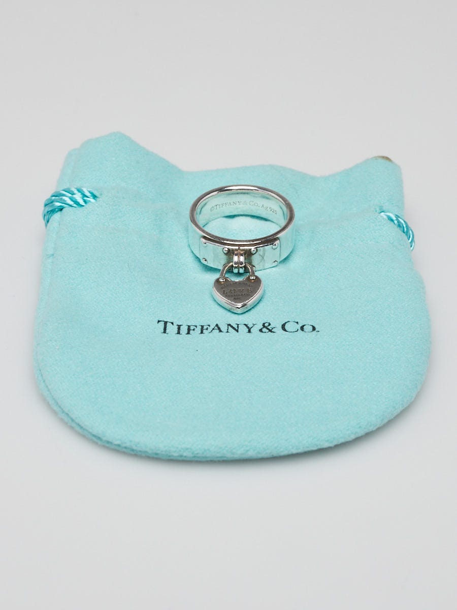 Tiffany & Co. Sterling Silver Return To Tiffany Love Lock Ring