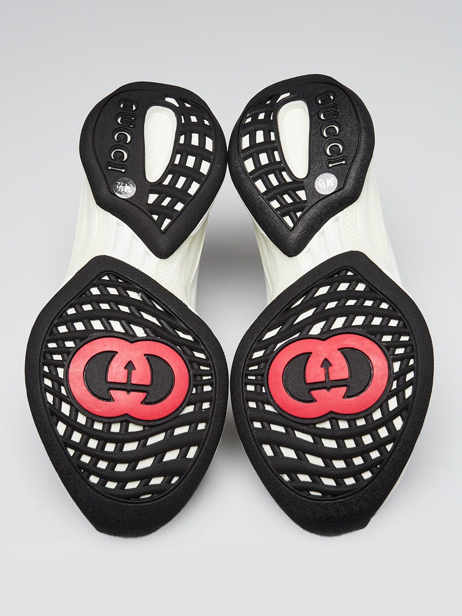 Gucci Black Technical Fabric GG Sneaker Size 4/34.5