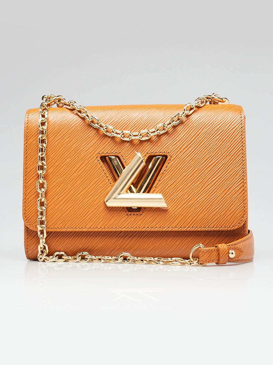 Louis Vuitton Gold Miel Epi Leather Twist MM Bag | Yoogi's Closet