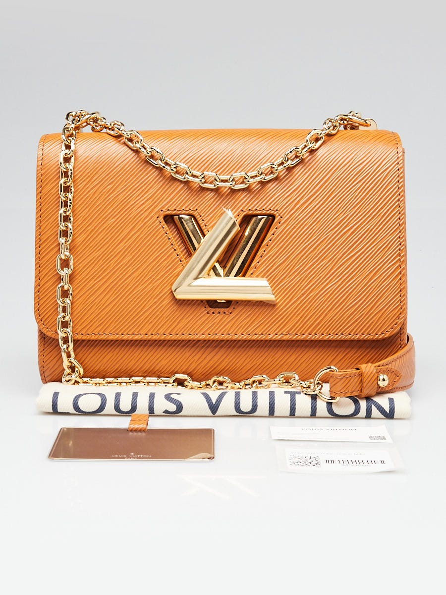 Louis Vuitton Gold Miel Epi Leather Twist MM Bag | Yoogi's Closet