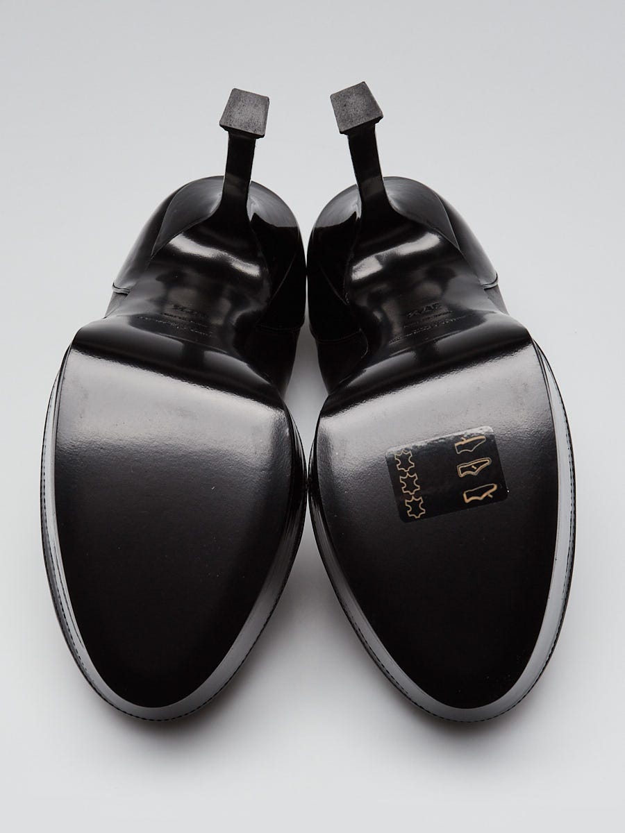 Yves Saint Laurent Black Leather Tribtoo 105 Platform Pumps Size 7/37.5
