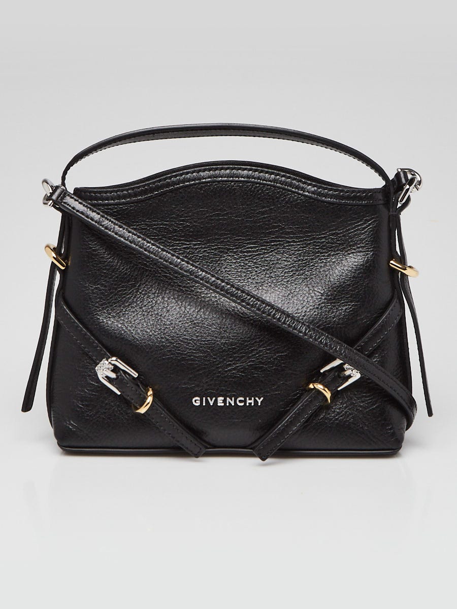 Givenchy Black Leather Nano Voyou Bag | Yoogi's Closet