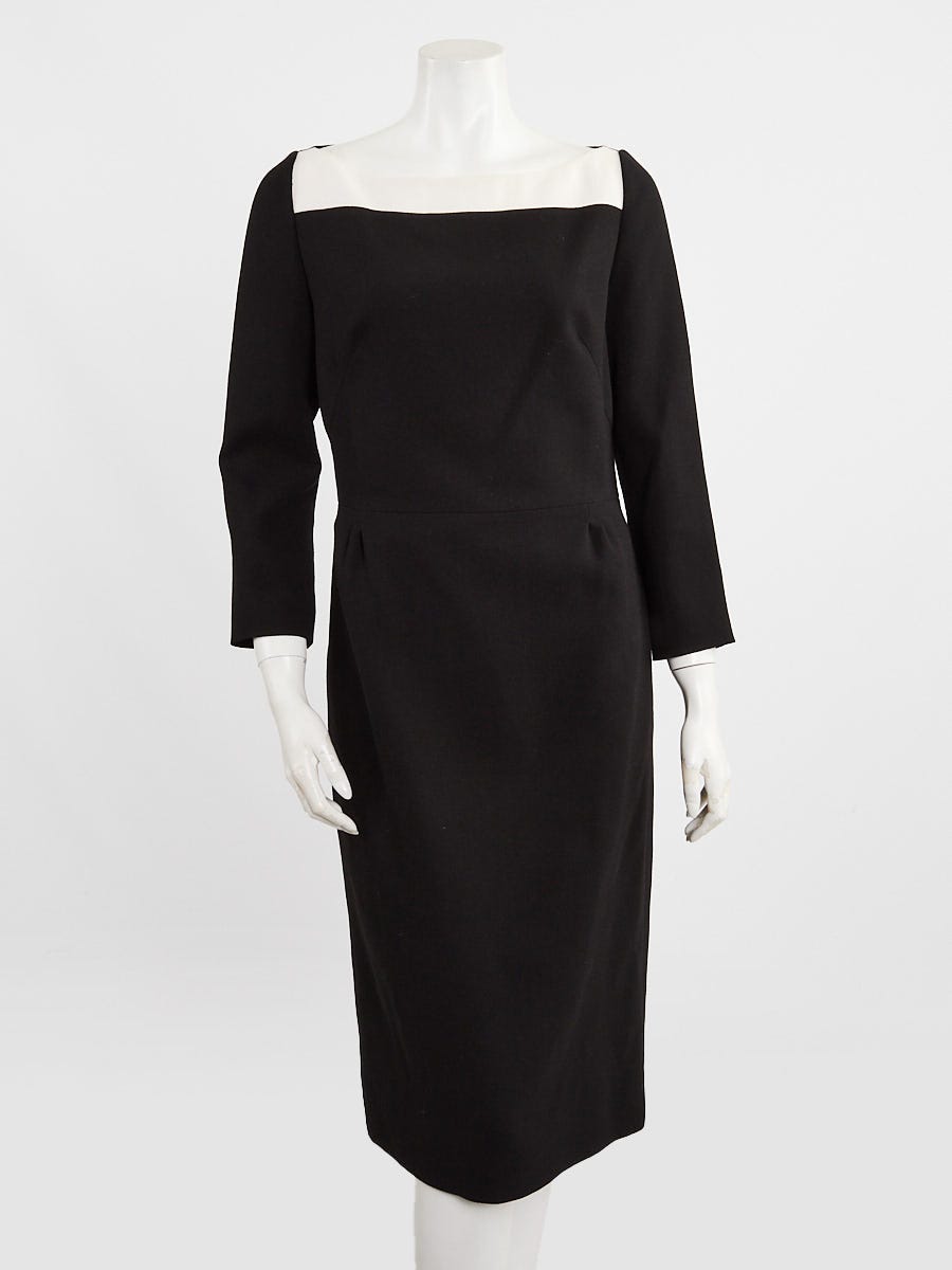 【関税&送料込】Givenchy Black Wool-Blend Turtleneck Dress Givenchy Black wool-blend turtleneck dress | TheDoubleF