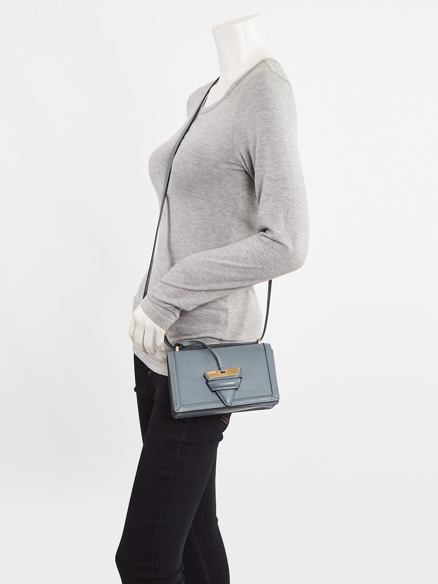 Loewe Blue Calfskin Leather Barcelona Crossbody Bag | Yoogi's Closet