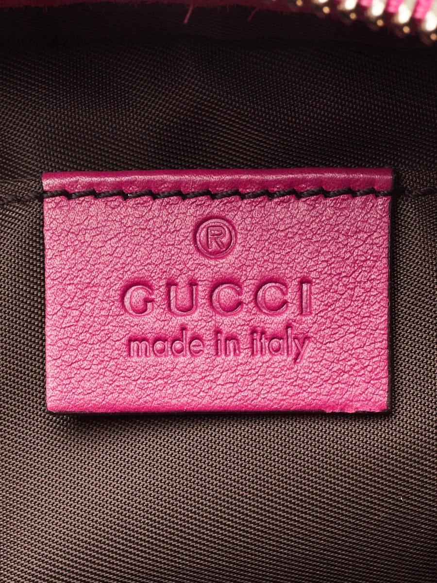 GUCCI ポストイット Gucci Pink Patent Leather Soho Cosmetic Case | Yoogi's Closet