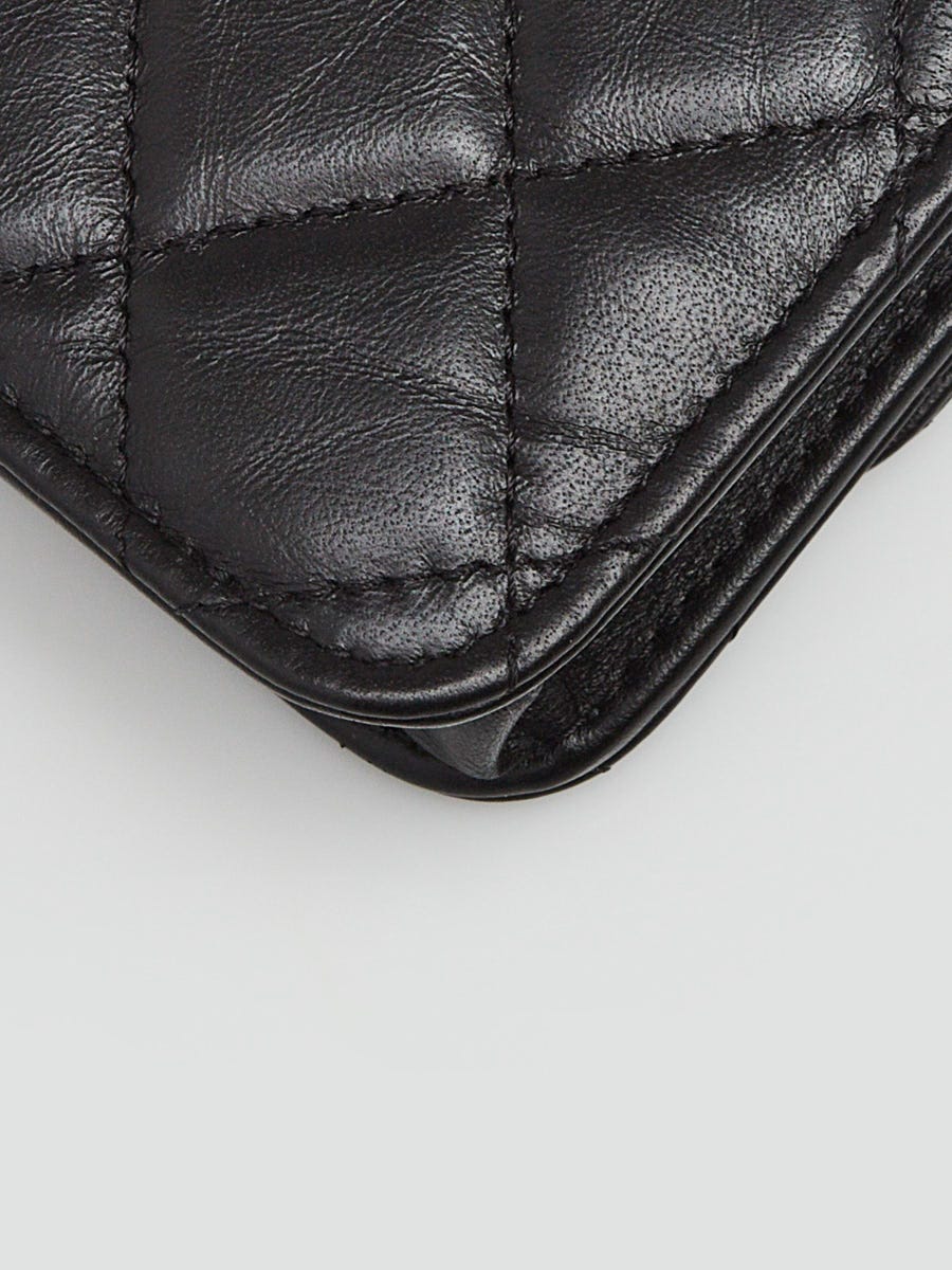 Chanel Black 2.55 Reissue Quilted Calfskin Leather So Black Phone
