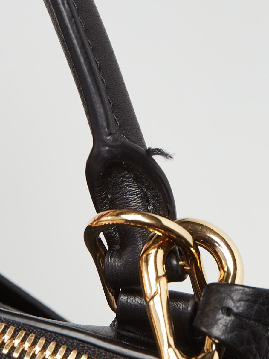 Louis Vuitton Black Taurillon Leather Vendome MM Bag | Yoogi's Closet