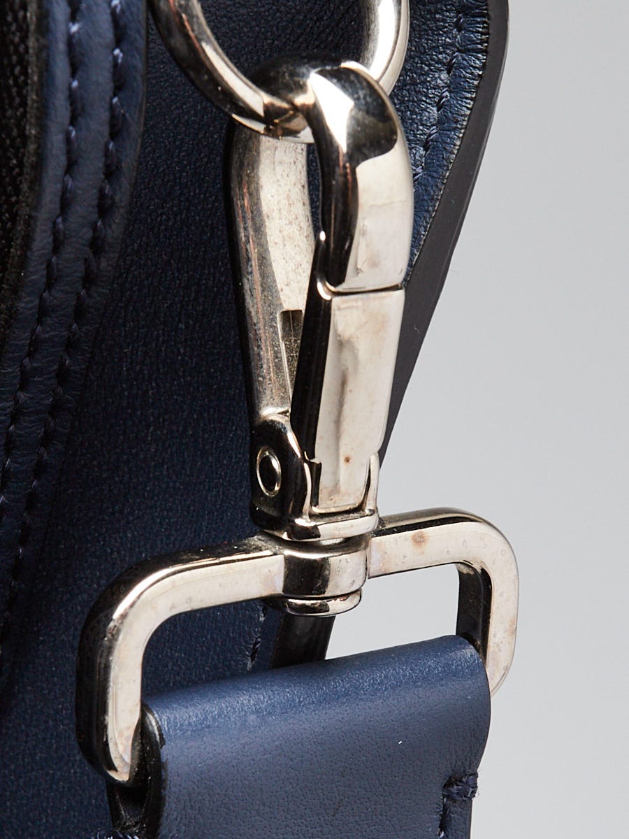 Fendi Blue/Yellow Vitello Grace Lui Small Crossbody Bag 7VA400