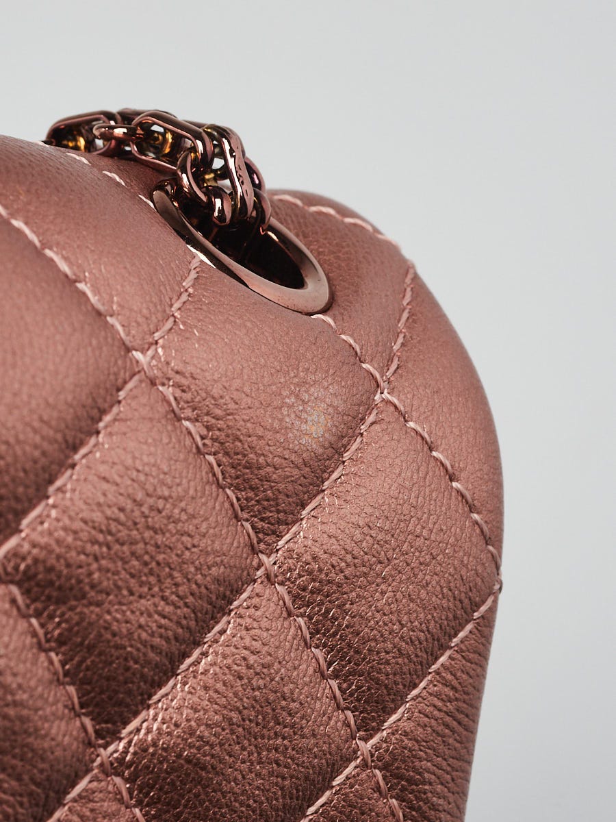 専用マリーローズ様 CHANEL2点 Chanel Metallic Pink Quilted Goatskin Leather 2.55 Reissue Mini