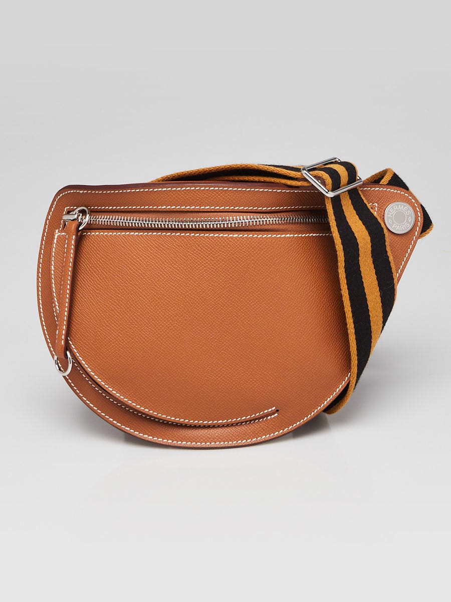 Hermes Gold Epsom Leather Petit Course Bag