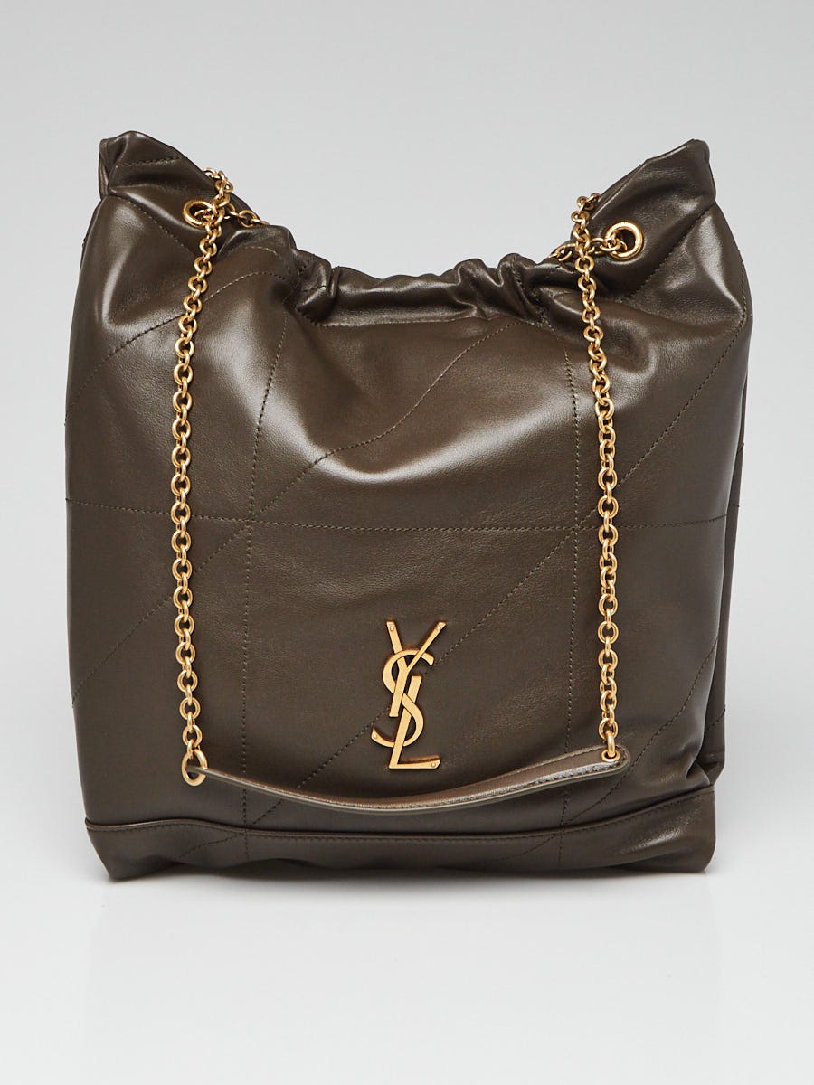 Yves Saint Laurent Light Musk Quilted Lambskin Leather Jamie 4.3