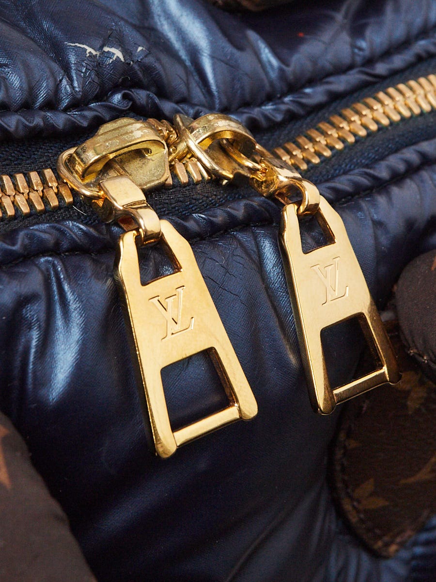 Louis Vuitton Limited Edition Navy Giant Monogram Econyl Pillow