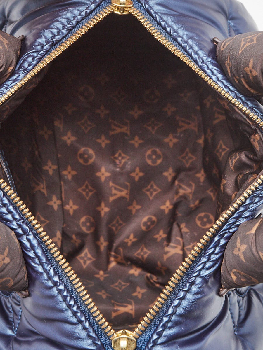 Louis Vuitton Limited Edition Navy Giant Monogram Econyl Pillow