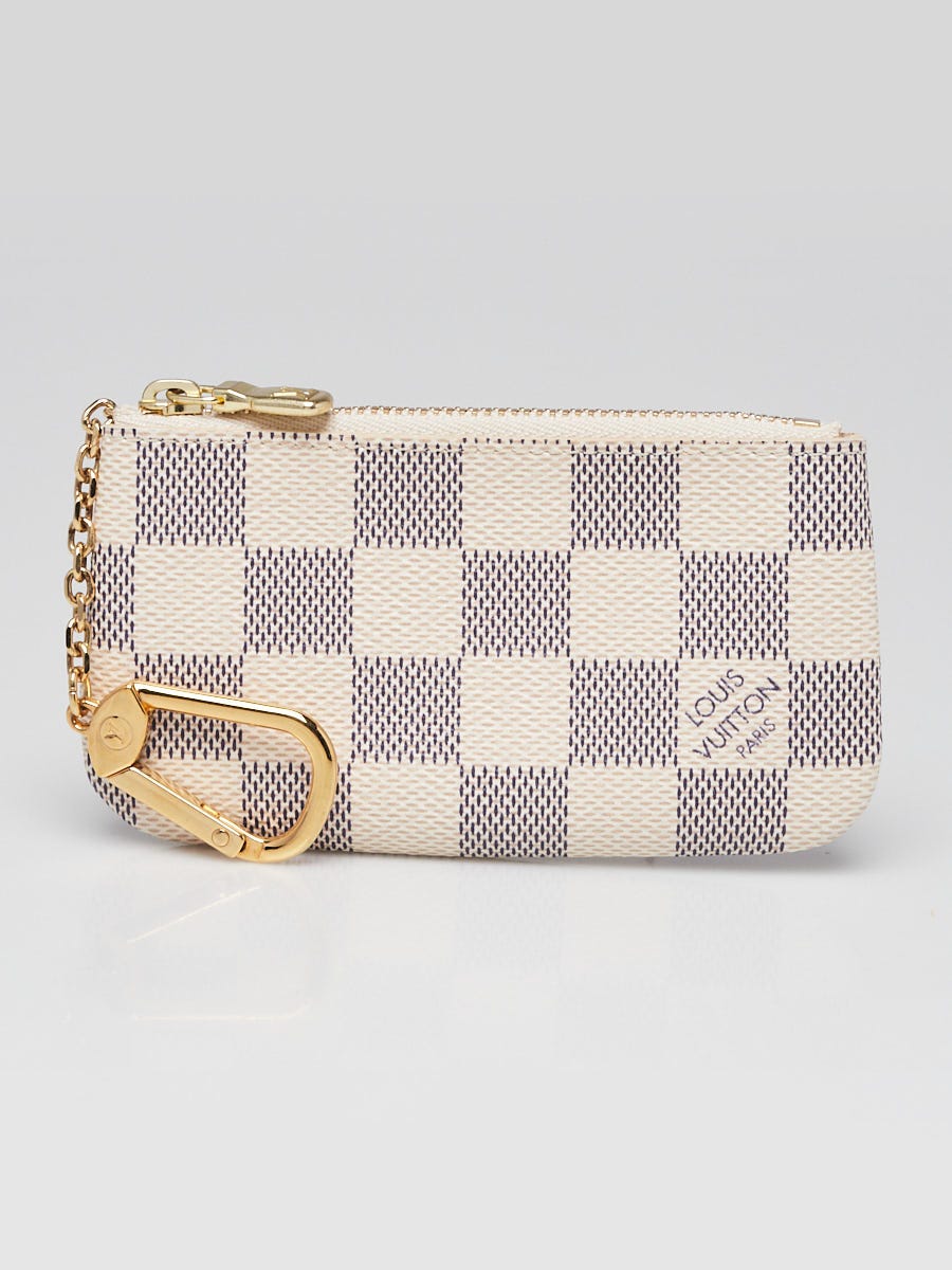 Louis Vuitton Damier Azur Pochette Cles Key Pouch | Yoogi's Closet