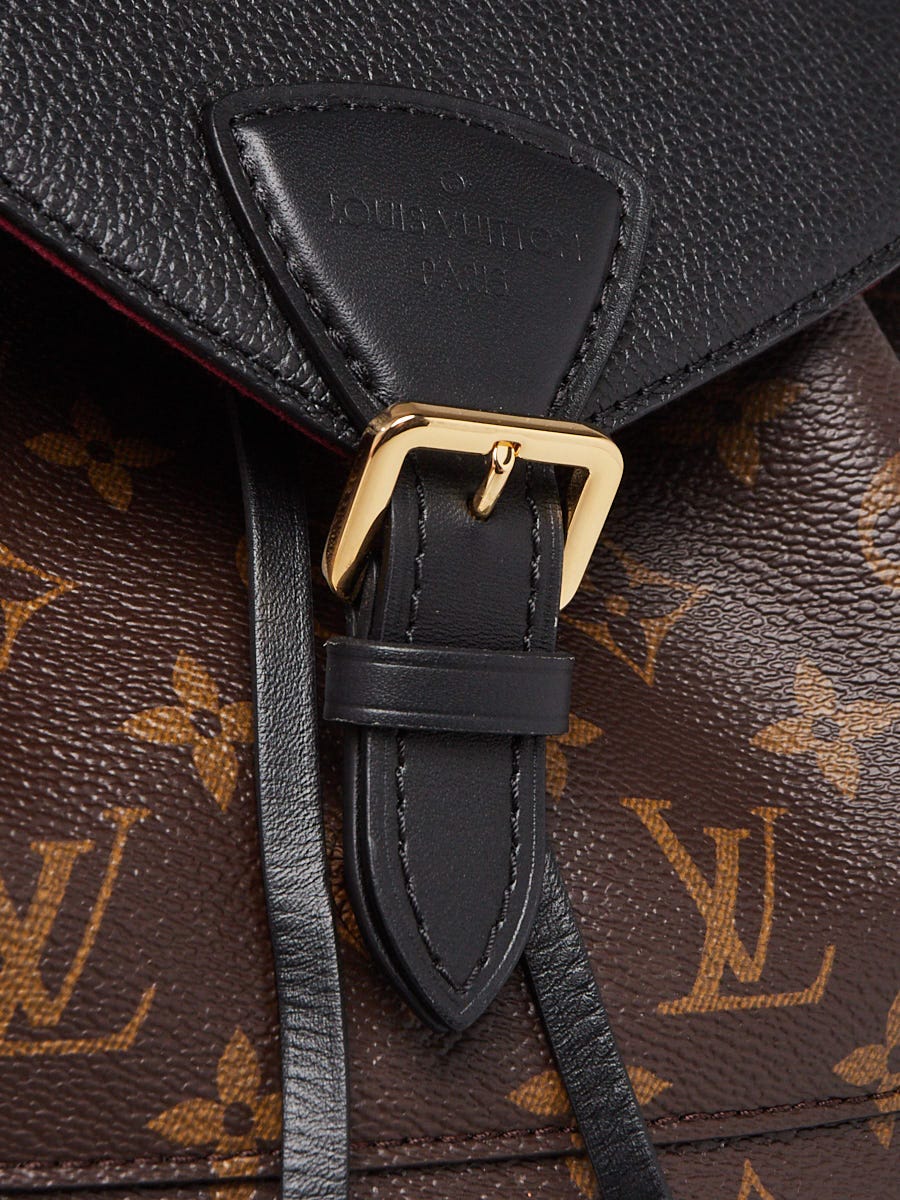 Louis Vuitton Black Monogram Canvas Montsouris PM NM Backpack Bag