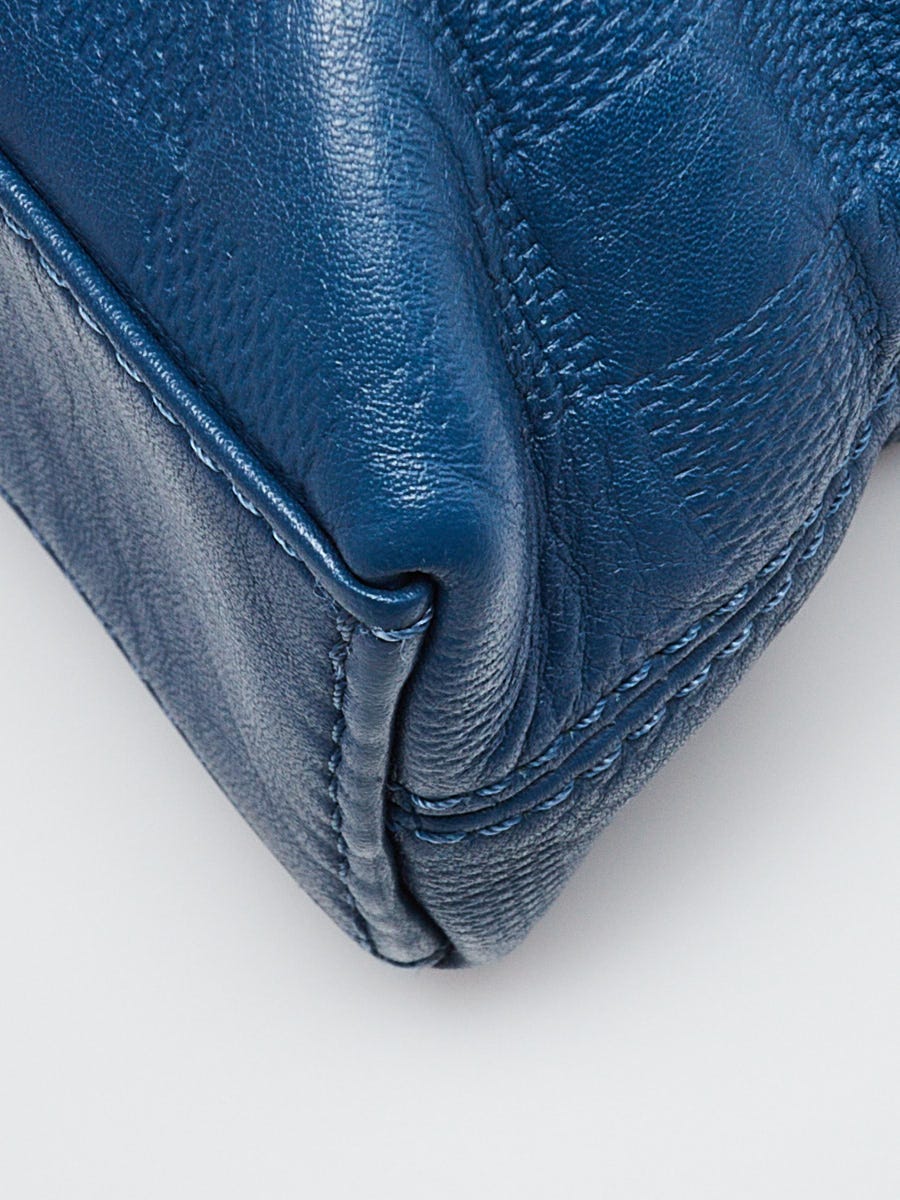 Louis Vuitton ダークブルーデニム ほぼ新品、試着程度保管品！ Louis Vuitton Neptune Damier Infini Leather Porte-Documents Jour