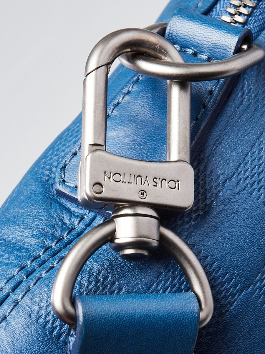 Louis Vuitton ダークブルーデニム ほぼ新品、試着程度保管品！ Louis Vuitton Neptune Damier Infini Leather Porte-Documents Jour