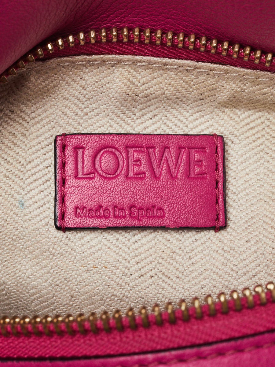 Loewe Pink Leather Large Puzzle Edge Bag | Yoogi's Closet