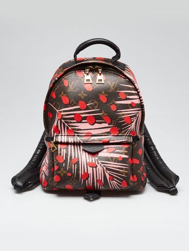 limited edition louis vuitton red and black backpack Monogram Infrarouge Palm Springs Mini 1797365 FASHIONPHILE flat back straps Louis Vuitton Limited Edition Monogram