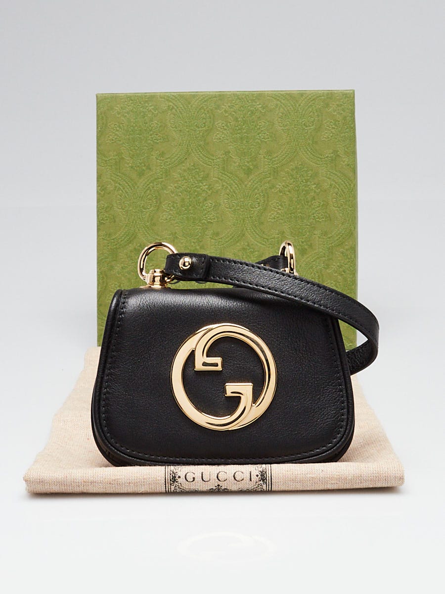 Gucci Black Leather Blondie Mini Crossbody Bag | Yoogi's Closet